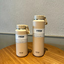 Axyaa Stainless Steel Insulated Bottle Portable Handle Hot/Cold Drinking Cup