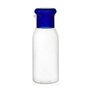 Axyaa 27oz Glass Bedside Water Carafe and Cup Set in Blue Yellow Teal Grey