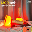 Axyaa LED Plunger Night Light: Dimming, Tricky Silicone Toy for Children's Bedroom