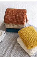 Axyaa Oversized Fluffy Soft Blanket for Four Seasons, Double Bed Knitted Nap Blanket