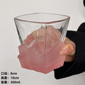 Axyaa Frosted Texture Ice Cup Glass Luxurious Whiskey Cup