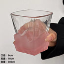 Axyaa Frosted Texture Ice Cup Glass Luxurious Whiskey Cup