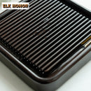Axyaa Square Striped Pot Holder Insulation Pad Tea Tray Kungfu Tea Services Craft