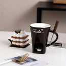 Axyaa Ceramic Chocolate Fondue Warmer Set for Valentine's Day