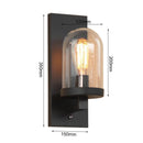 Axyaa Vintage Farmhouse Wall Sconce for Indoor Lighting in Restaurants and Bars