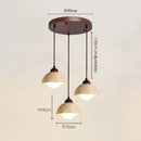 Axyaa Three Head Japanese Pendant Lamp Stone Wabi Sabi Nordic Decorative Lighting
