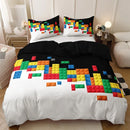 Axyaa Building Block Interlocking Quilt Cover Set - Four Seasons Home Essentials