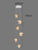 Axyaa LED Pendant Lights Modern Chandeliers for Living Room Dining Room
