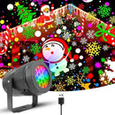 Axyaa Snow Christmas Laser Projector with Rotating Patterns and LED Lights