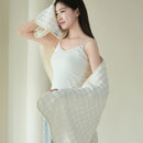 Axyaa Coral Fleece Bath Towel - Large Size, Unisex, Korean Style