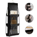 Axyaa Gray Handbag Organizer Hanging Storage Bag for Closet Wardrobe & Door