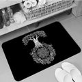 Axyaa Viking Pattern Symbol Floor Mat for Home Decoration