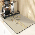 Axyaa Chinese Style Flowers Pattern Cup Mat Set for Dining Table