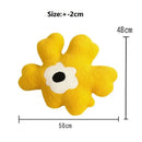 Axyaa Black Flower Pillows - Christmas Decorative 3D Cushion for Home & Hallowmas
