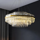 Axyaa Crystal Chandeliers for Modern Luxury Living & Dining Rooms