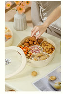 Axyaa Luxury Fruit Tray Candy Box Nut Dried Fruit Snack Storage