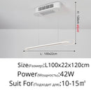 Axyaa Bladeless Fan Lamp: Intelligent Modern Ceiling Fan for Bedroom & Living Room