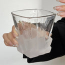 Axyaa Frosted Texture Ice Cup Glass Luxurious Whiskey Cup