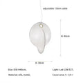 Axyaa Nordic Silk Chandelier Pendant Lights for Foyer Bar Bedroom Hanging Lamp