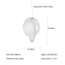 Axyaa Nordic Silk Chandelier Pendant Lights for Foyer Bar Bedroom Hanging Lamp