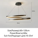 Axyaa Aluminum LED Ceiling Pendant for Home Decor Spiral Suspension Lighting