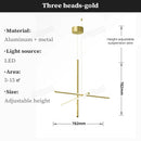 Axyaa Minimalist Villa Living Room LED Chandelier Staircase Lamp