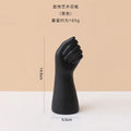 Axyaa Delicate Resin Ceramic Arm Vase Insert Home Decoration