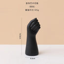 Axyaa Delicate Resin Ceramic Arm Vase Insert Home Decoration