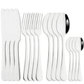Axyaa 16-Piece Stainless Steel Cutlery Set - Silverware Spoon Knife Fork Tableware