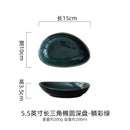 Axyaa Ceramic Sushi Dim Sum Plate Set