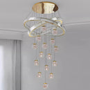 Axyaa Nordic Home Decoration Stair Chandelier Living Dining Pendant Ceiling Indoor Lighting