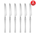 Axyaa Stainless Steel Cutlery Set - 24pcs, Steak Knife, Fork, Dessert Spoon