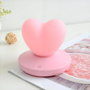 Axyaa Heart-Shaped Touch Control Table Lamp for Bedroom & Bedside Decor