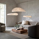 Axyaa Silk Ceiling Chandelier LED Pendant Light for Modern Living Room Dining Bedroom