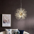 Axyaa Modern Crystal Dandelion Chandelier Lighting Pendant Lamp Home Decor