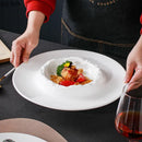 Axya Irregular Ceramic Dinner Plate Soup Pasta Snack Dessert Solid Color Tableware