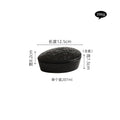 Axyaa Stone Pattern Ceramic Dessert Bowl with Lid, Ideal for Stew, Soup, and Salad