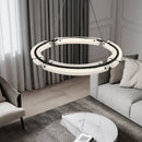 Axyaa Cloud Glass LED Chandelier: Italian Minimalist High-end Designer Lighting