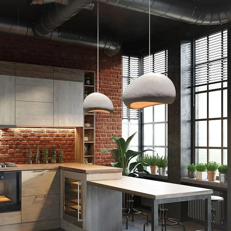LED Chandelier Wabi Sabi Pendant Lights by Axyaa for Modern Home Decor