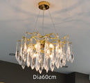 Axyaa Colorful Crystal Chandelier: Modern Luxury Italian Style Nordic Art Lamp