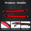 Axyaa LED Rear Bumper Reflector Lights Chevrolet Cavalier 2020-2022 Dynamic Turn Signal