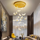 Axyaa Modern Dine Room Pendant Lights Indoor LED Chandelier Ceiling Lamp