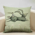 Axyaa Enchanted Forest Tree House Pillow Cover for Home Decor Sofa