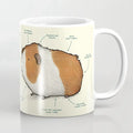 Axyaa Guinea Pig Mug 11oz Ceramic Tea Cup Kid's Birthday Gift