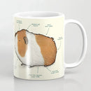 Axyaa Guinea Pig Mug 11oz Ceramic Tea Cup Kid's Birthday Gift