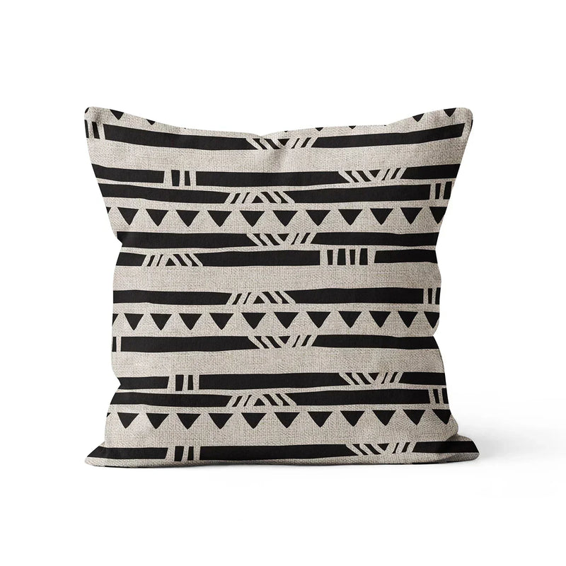 Axyaa Boho Ethnic Pillow Case 45x45cm Abstract Sofa Cover