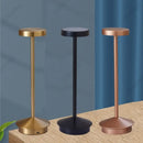Axyaa Retro LED Table Lamp: Touch Sensor, Rechargeable, 3 Color, Night Light.
