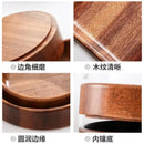 Axyaa Walnut Boat Bowl: Vintage Wooden Salad Bowl for Creative Kitchen Storage