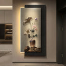 Axyaa Zen Entrance Decoration Painting - New Chinese Style Corridor Hanging Mural