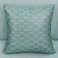 Axyaa Ice Silk Geometric Pillow Covers for Modern Home Decor
